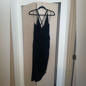 Varia High Low Strappy Midi Dress